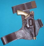 Leather ankle holster