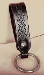 Leather baton strap