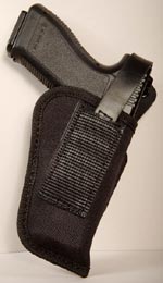 Pistol holster from nylon crodura