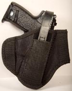 Pistol holster from nylon crodura