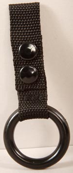 Ring with strap for stable baton from nylon cordura.